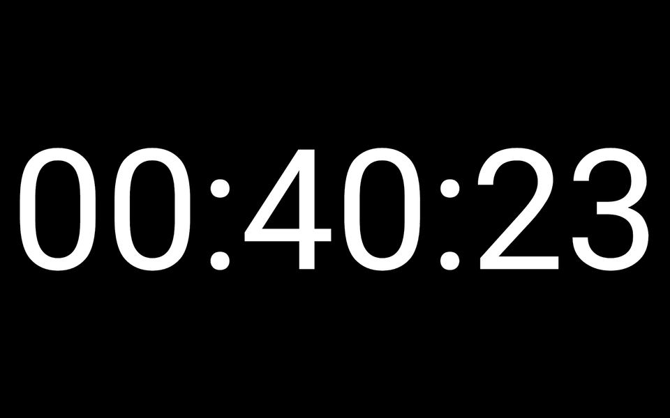 Fullscreen Clock: Flip & Focus - عکس برنامه موبایلی اندروید