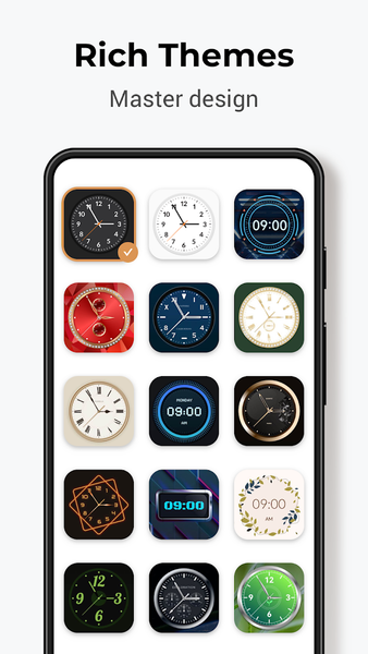 Alarm Clock Pro Widget Theme - عکس برنامه موبایلی اندروید