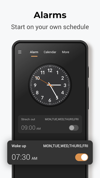 Alarm Clock Pro Widget Theme - عکس برنامه موبایلی اندروید