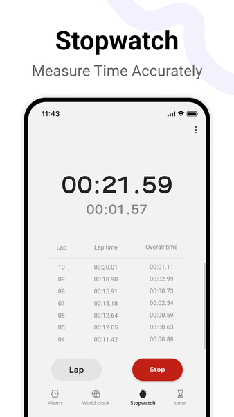 Alarm Clock - عکس برنامه موبایلی اندروید