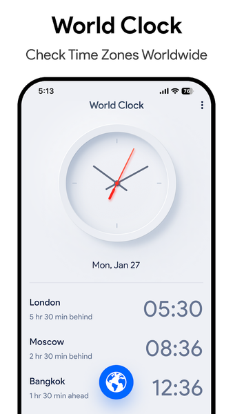 Alarm Clock - عکس برنامه موبایلی اندروید
