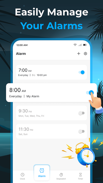 Alarm Clock - Smart Alarm - Image screenshot of android app