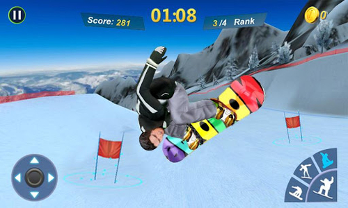 Snowboard Master 3D - Gameplay image of android game