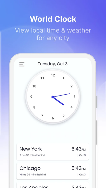 Clock Launcher: Set Alarms - عکس برنامه موبایلی اندروید