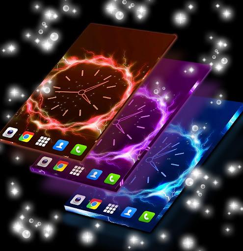 Electric Glow Clock - عکس برنامه موبایلی اندروید