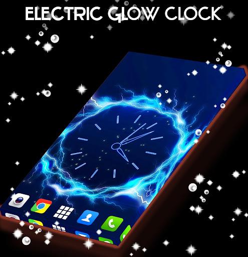 Electric Glow Clock - Image screenshot of android app