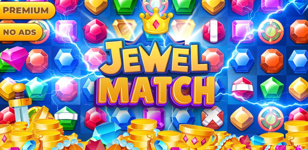 Jewels Charm: Match 3 Game Pro - عکس بازی موبایلی اندروید