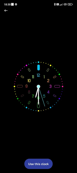 Neon Clock Wallpaper - عکس برنامه موبایلی اندروید