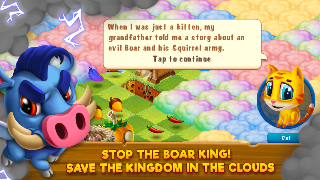 Cloud Busters - Gameplay image of android game