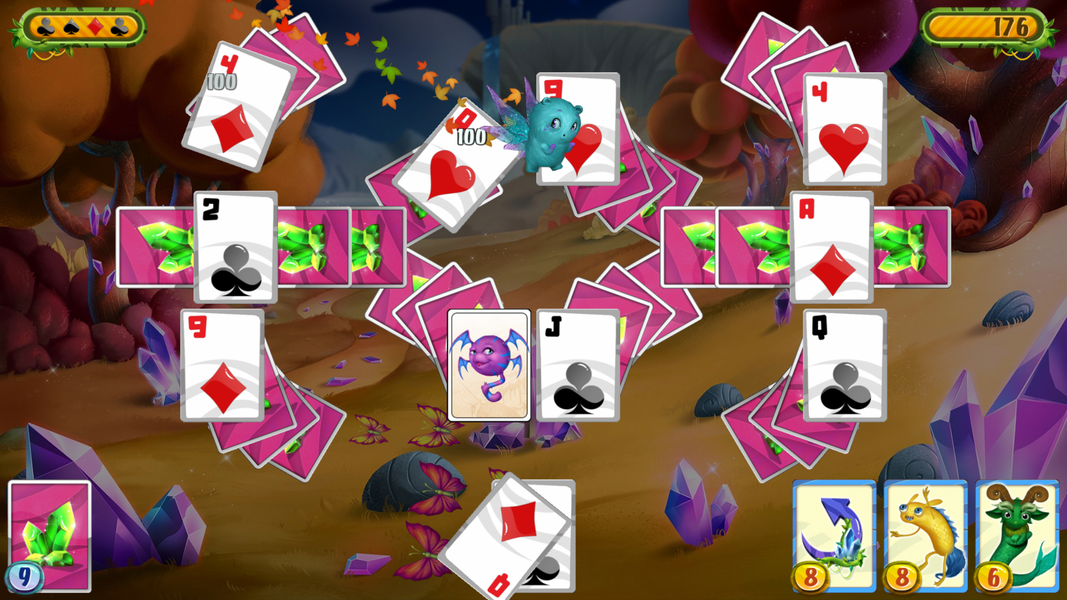 Solitaire Creatures - Gameplay image of android game