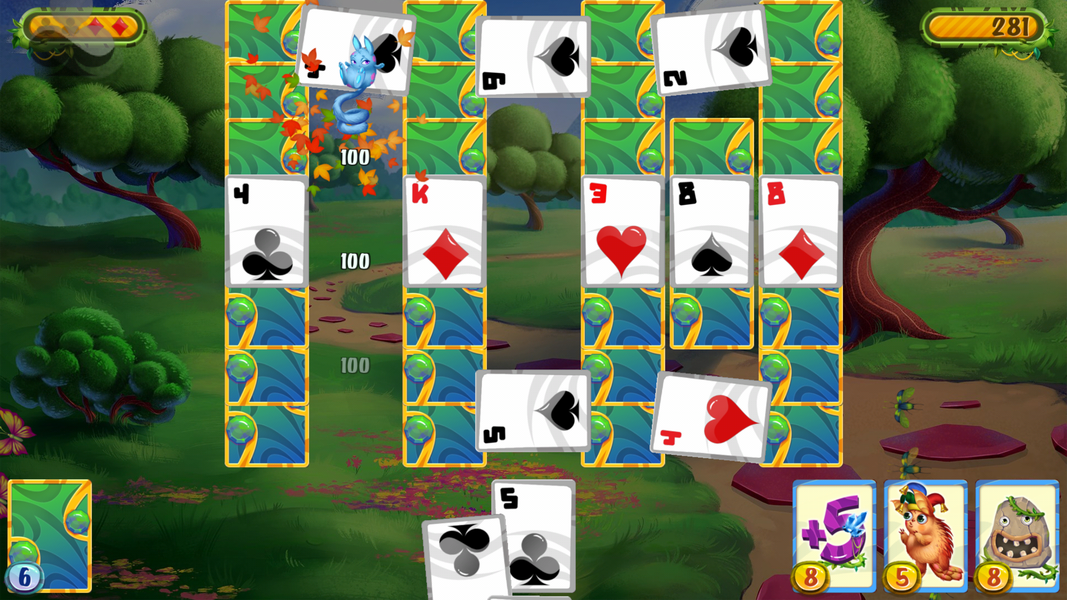 Solitaire Creatures - Gameplay image of android game