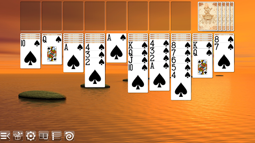 Spider Solitaire - عکس بازی موبایلی اندروید