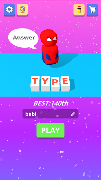 Type Run - Trivia - Gameplay image of android game