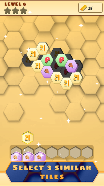 Hexa Tile Go - Gameplay image of android game