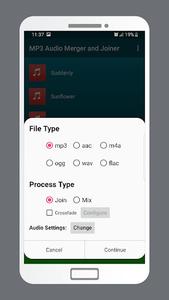 MP3 Audio Merger and Joiner - عکس برنامه موبایلی اندروید