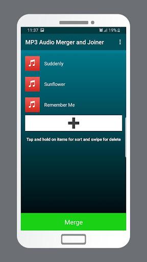MP3 Audio Merger and Joiner - Image screenshot of android app