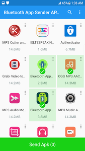 Bluetooth App Sender APK Share - Image screenshot of android app
