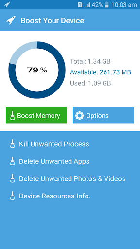 Memory Booster Cleaner Auto - Image screenshot of android app