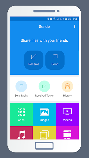 Sendo - File Share & Transfer - Image screenshot of android app