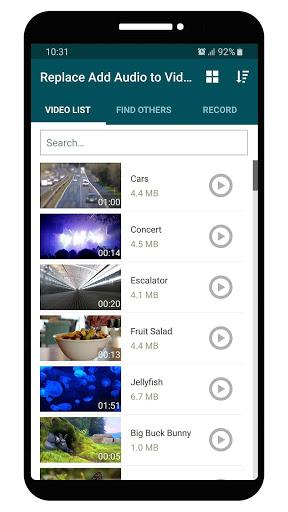 Replace Add Audio to Video - Image screenshot of android app
