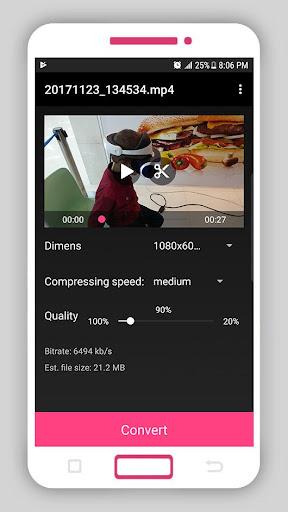 Smart Video Compressor resizer - Image screenshot of android app