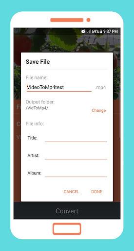 To mp۴ ۳gp webm Video Converte - عکس برنامه موبایلی اندروید