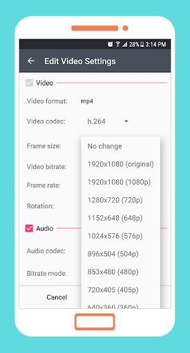 To mp۴ ۳gp webm Video Converte - عکس برنامه موبایلی اندروید