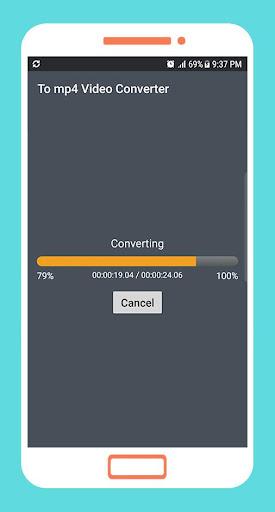 To mp۴ ۳gp webm Video Converte - عکس برنامه موبایلی اندروید