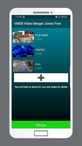 VMER Video Merger Joiner - Image screenshot of android app
