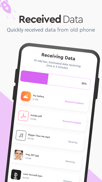 Phone Clone – Data Transfer - عکس برنامه موبایلی اندروید