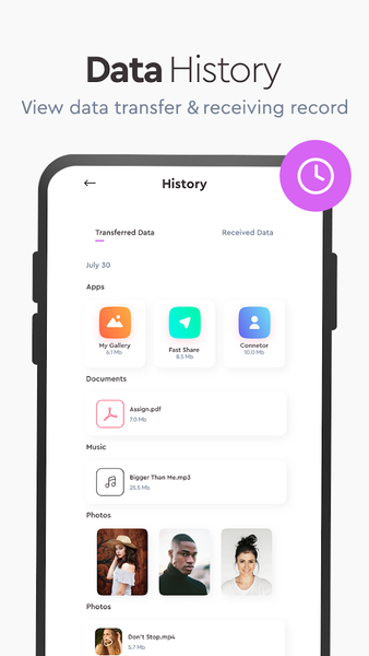 Phone Clone – Data Transfer - عکس برنامه موبایلی اندروید