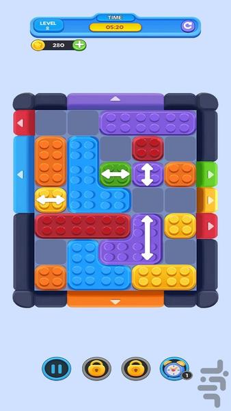 Color Block Escape Puzzle - Gameplay image of android game