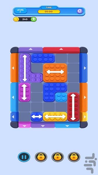 Color Block Escape Puzzle - Gameplay image of android game