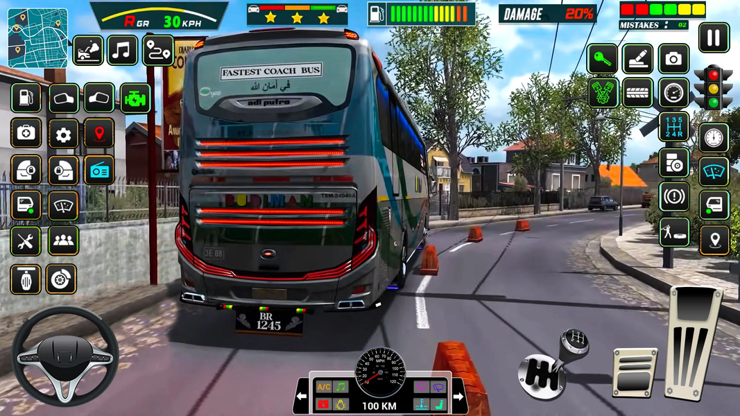 Real Bus Driving Game 2023 - Gameplay image of android game