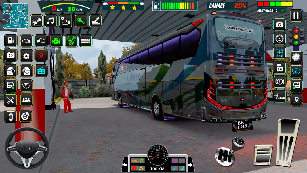 Real Bus Driving Game 2023 - Gameplay image of android game