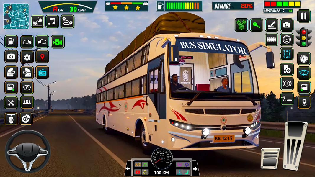 Bus Simulator America-City Bus - Gameplay image of android game