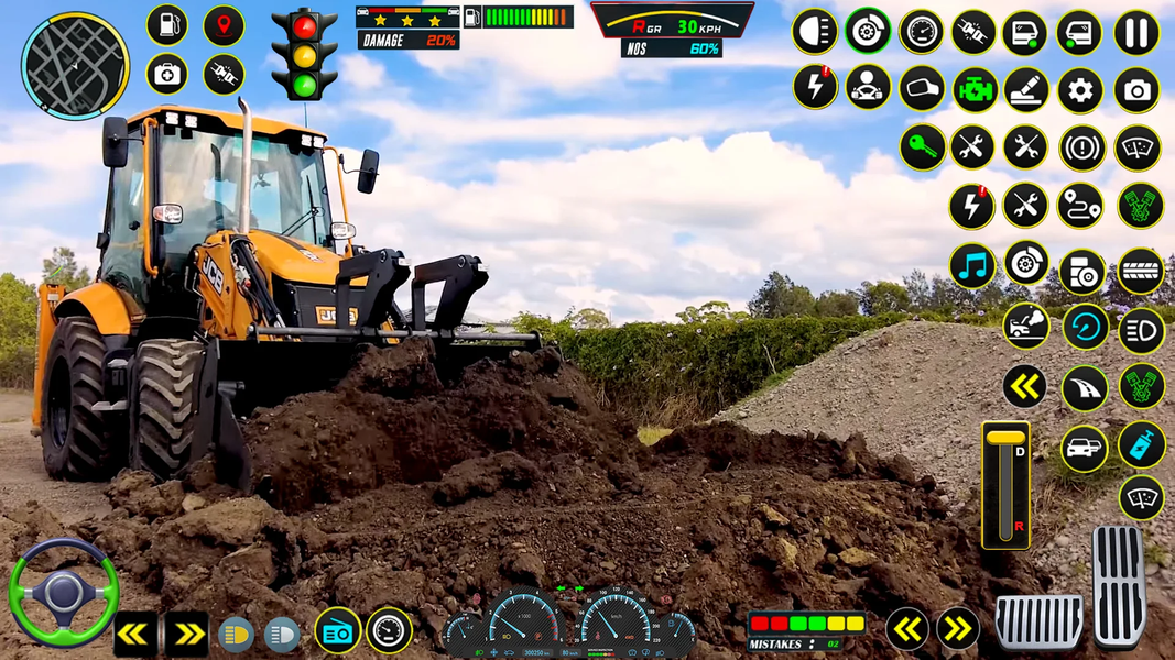 Construction Excavator Game - Gameplay image of android game