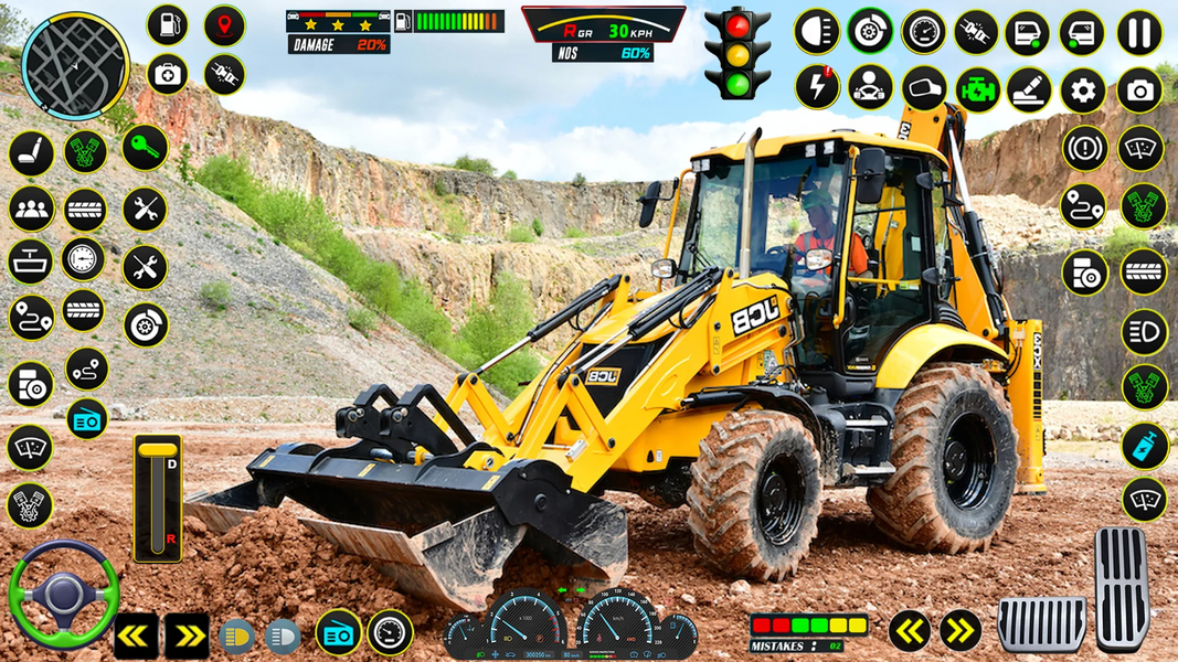 Real Jcb Sand Truck Game - Gameplay image of android game