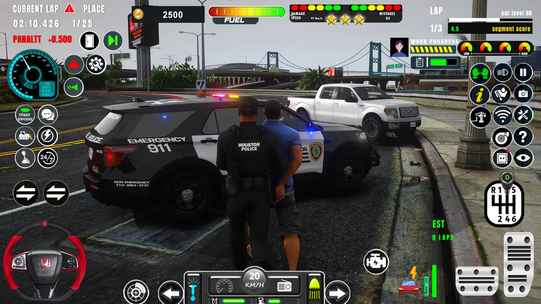 City Police Simulator: Cop Car - عکس بازی موبایلی اندروید