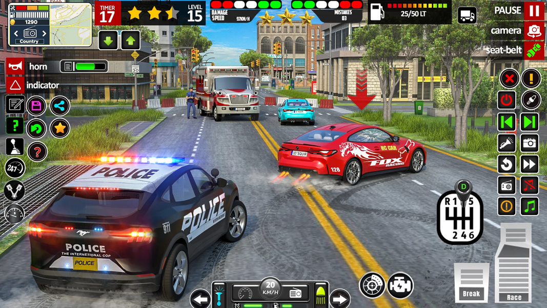 City Police Simulator: Cop Car - Gameplay image of android game