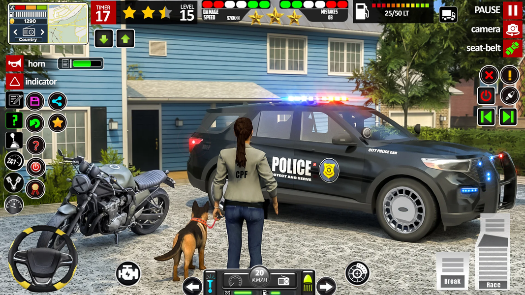 City Police Simulator: Cop Car - Gameplay image of android game