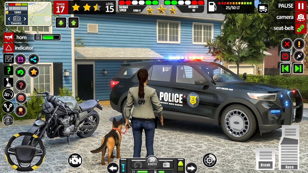 City Police Simulator: Cop Car - عکس بازی موبایلی اندروید