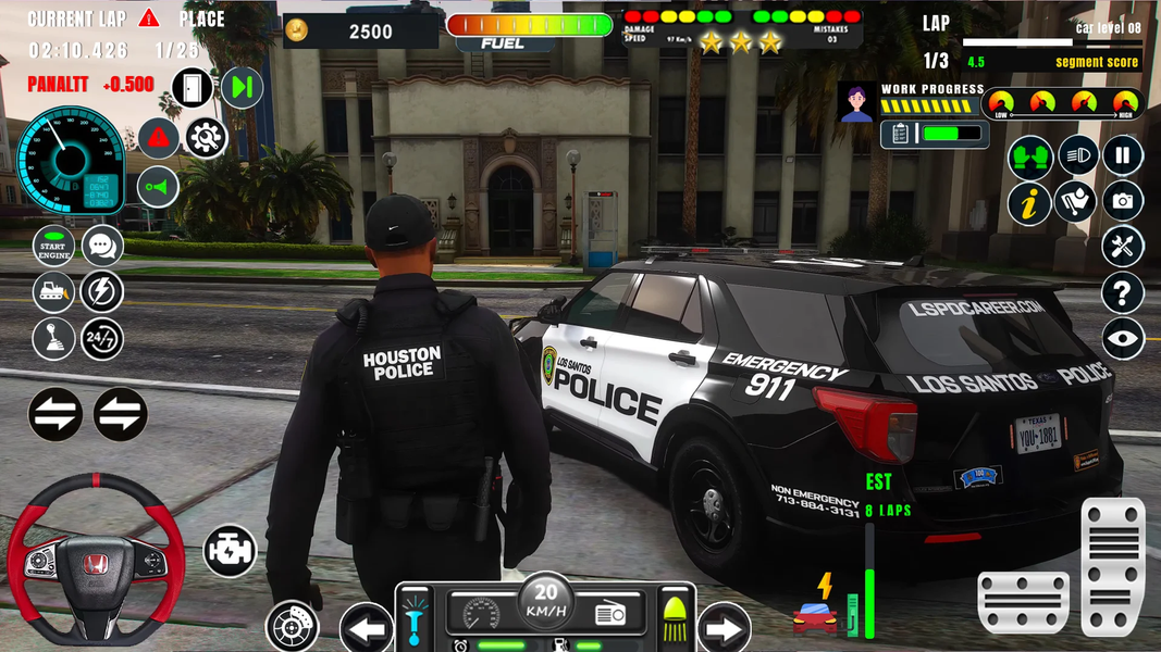 City Police Simulator: Cop Car - عکس بازی موبایلی اندروید