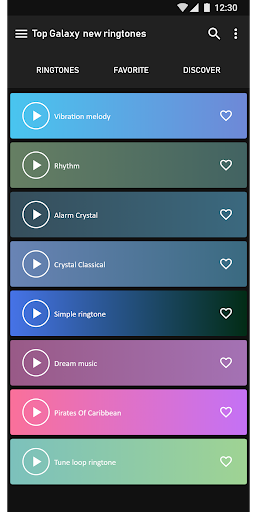 Top Samsung Galaxy  new ringtones - Image screenshot of android app