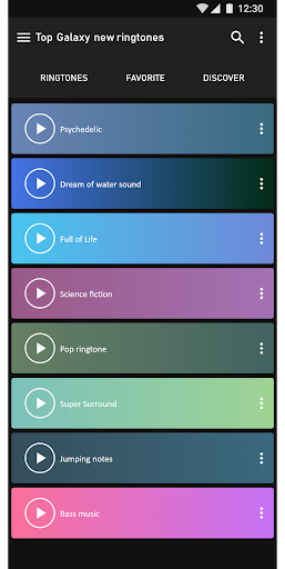 Top Samsung Galaxy  new ringtones - Image screenshot of android app