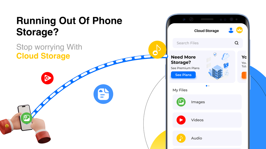 Cloud Storage - Extra storage - Image screenshot of android app