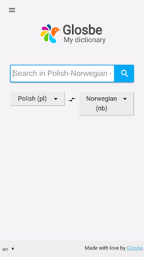 Multilang Dictionary Glosbe - عکس برنامه موبایلی اندروید