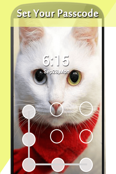 Cat Lock Screen & Wallpaper - عکس برنامه موبایلی اندروید