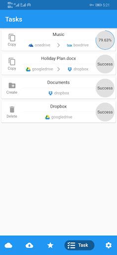 Cloud Indeed - Cloud Drive Manager - عکس برنامه موبایلی اندروید