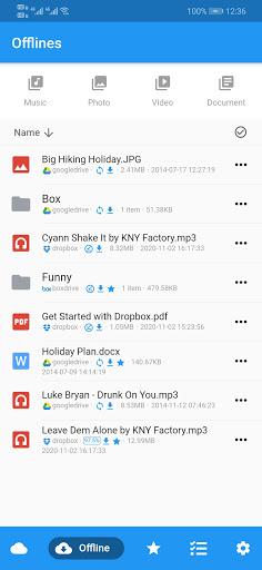 Cloud Indeed - Cloud Drive Manager - عکس برنامه موبایلی اندروید